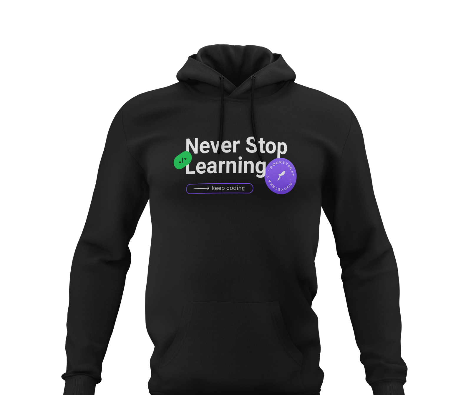 Moletom Never Stop Learning